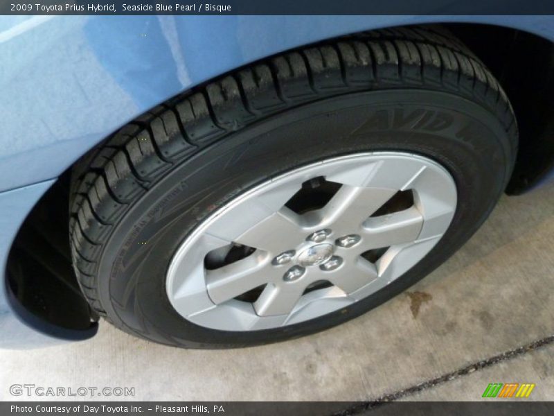 Seaside Blue Pearl / Bisque 2009 Toyota Prius Hybrid