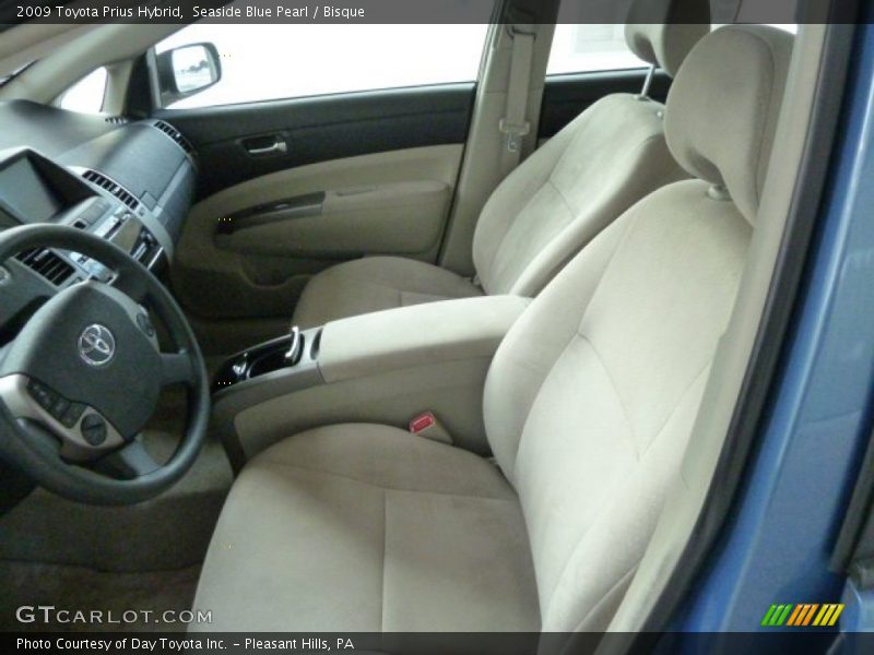 Seaside Blue Pearl / Bisque 2009 Toyota Prius Hybrid