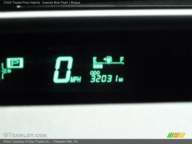 Seaside Blue Pearl / Bisque 2009 Toyota Prius Hybrid