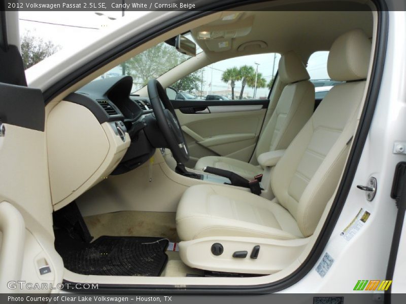 Candy White / Cornsilk Beige 2012 Volkswagen Passat 2.5L SE