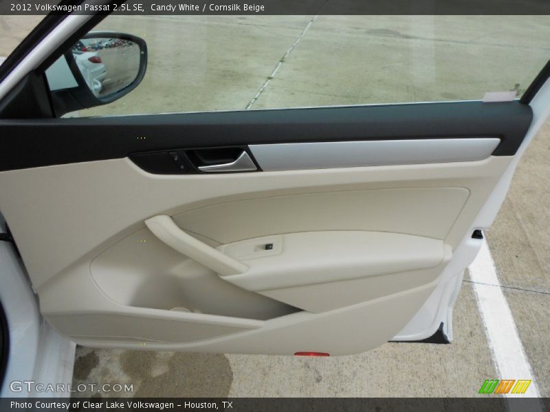 Candy White / Cornsilk Beige 2012 Volkswagen Passat 2.5L SE