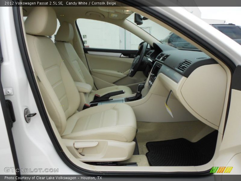 Candy White / Cornsilk Beige 2012 Volkswagen Passat 2.5L SE