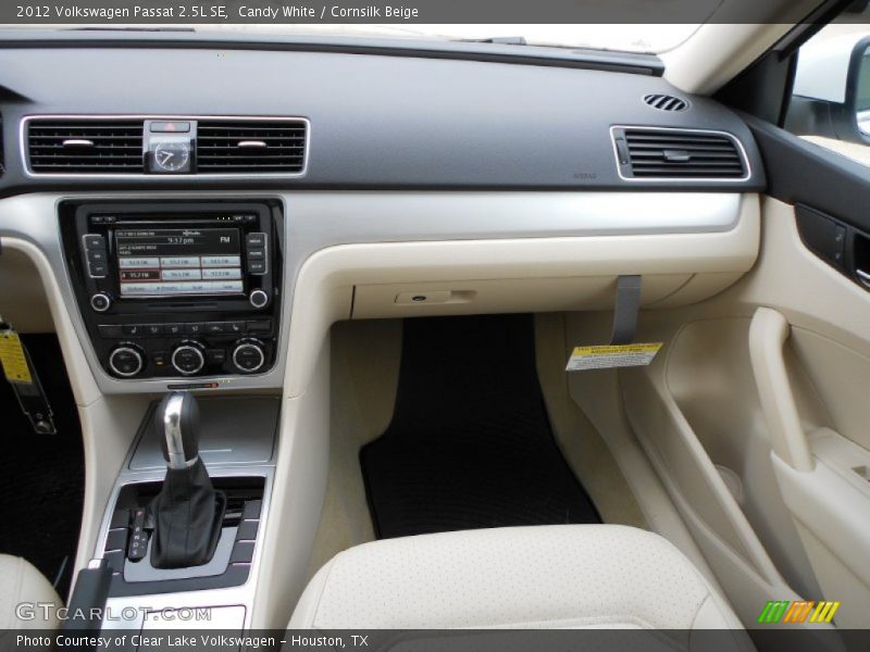 Candy White / Cornsilk Beige 2012 Volkswagen Passat 2.5L SE