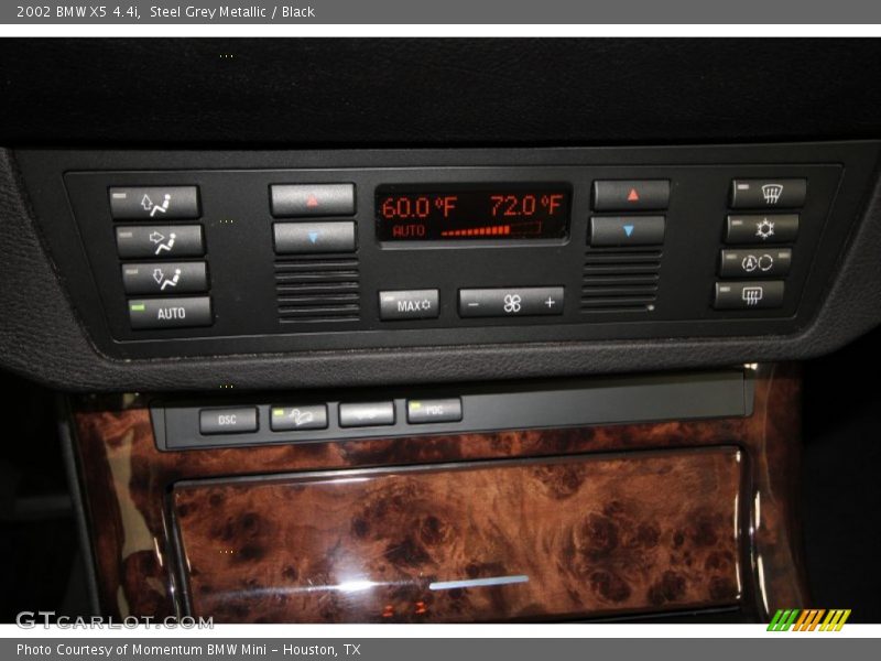 Steel Grey Metallic / Black 2002 BMW X5 4.4i