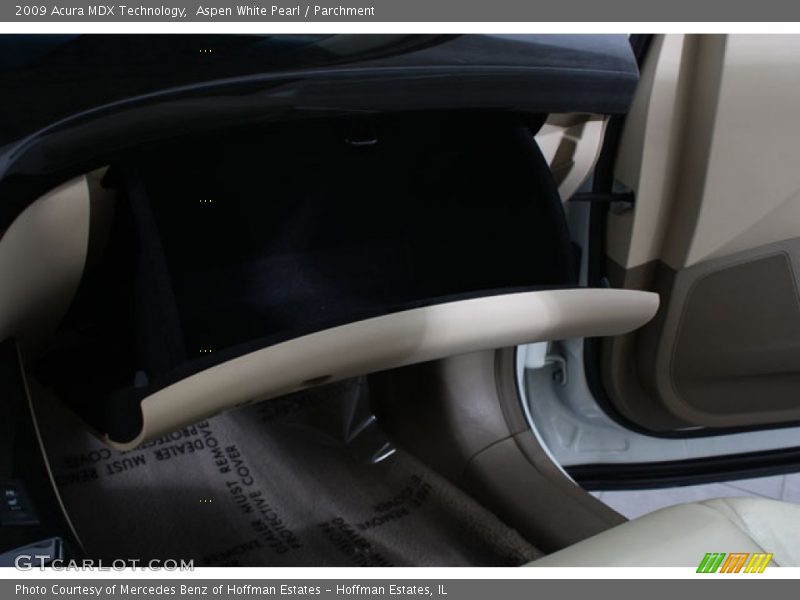 Aspen White Pearl / Parchment 2009 Acura MDX Technology