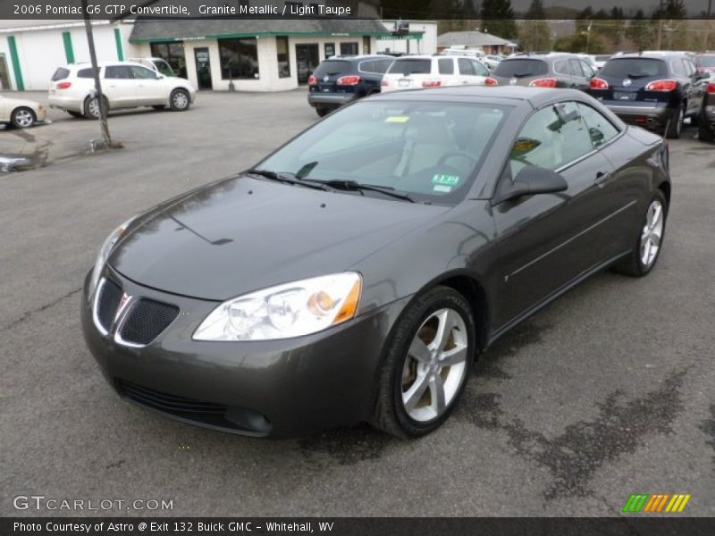 Granite Metallic / Light Taupe 2006 Pontiac G6 GTP Convertible