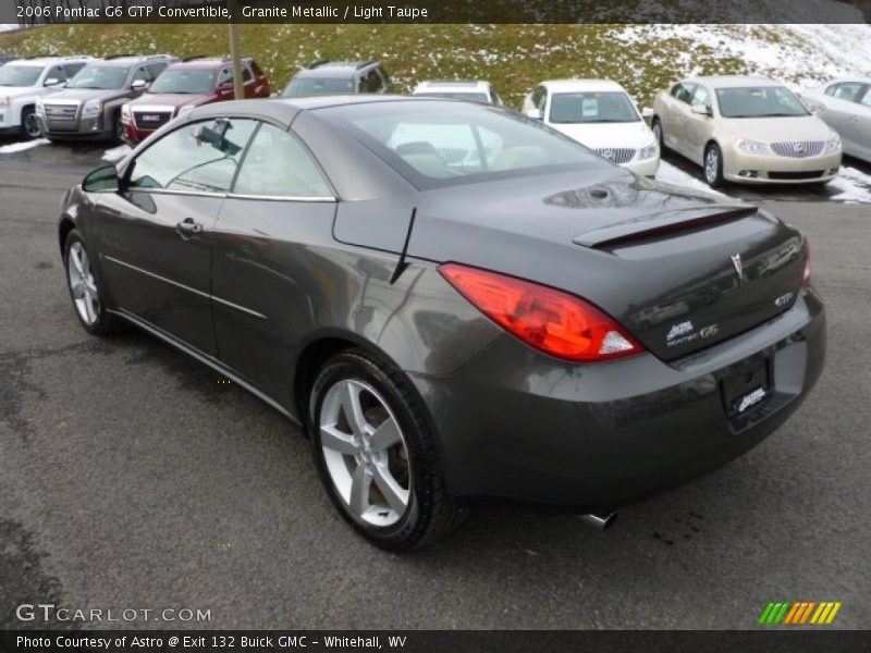 Granite Metallic / Light Taupe 2006 Pontiac G6 GTP Convertible