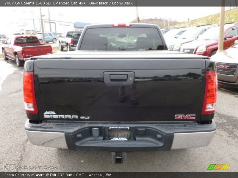 Onyx Black / Ebony Black 2007 GMC Sierra 1500 SLT Extended Cab 4x4