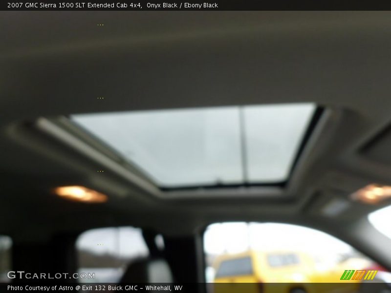 Onyx Black / Ebony Black 2007 GMC Sierra 1500 SLT Extended Cab 4x4