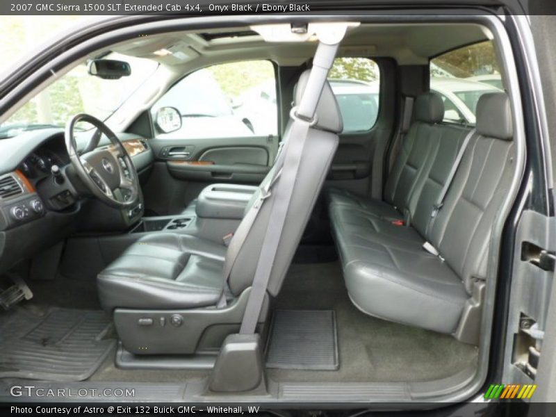 Onyx Black / Ebony Black 2007 GMC Sierra 1500 SLT Extended Cab 4x4