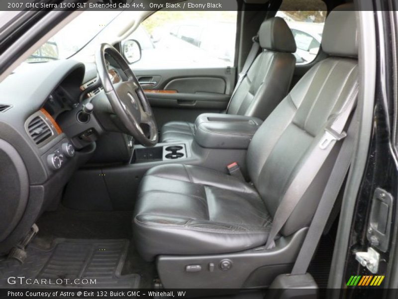 Onyx Black / Ebony Black 2007 GMC Sierra 1500 SLT Extended Cab 4x4