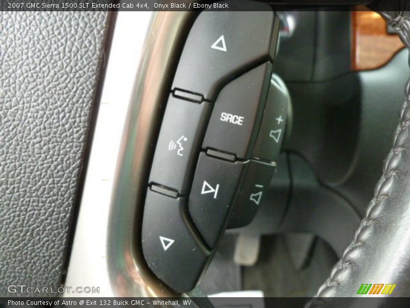 Onyx Black / Ebony Black 2007 GMC Sierra 1500 SLT Extended Cab 4x4