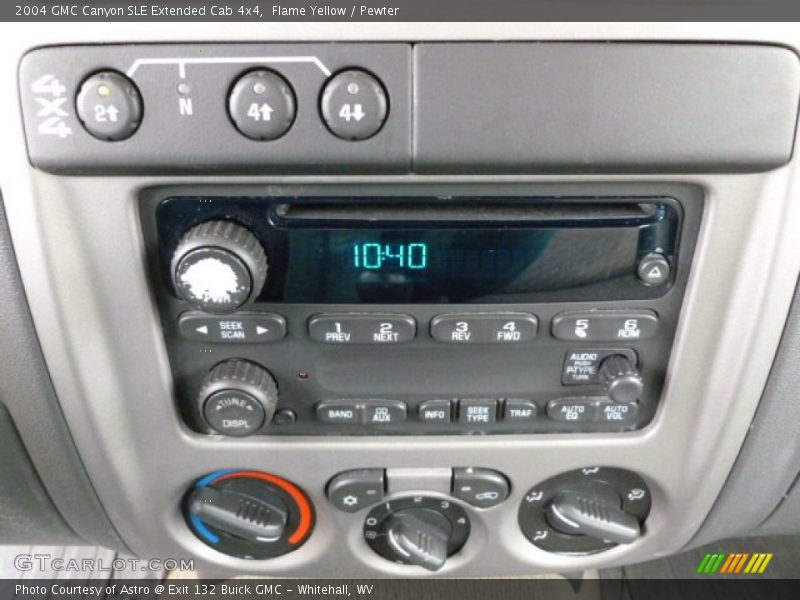 Flame Yellow / Pewter 2004 GMC Canyon SLE Extended Cab 4x4