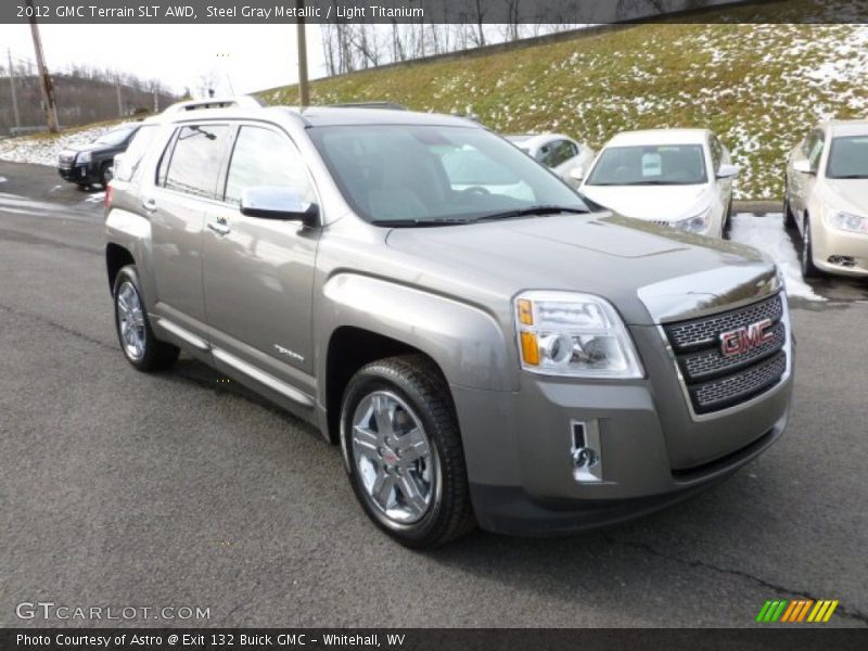 Steel Gray Metallic / Light Titanium 2012 GMC Terrain SLT AWD