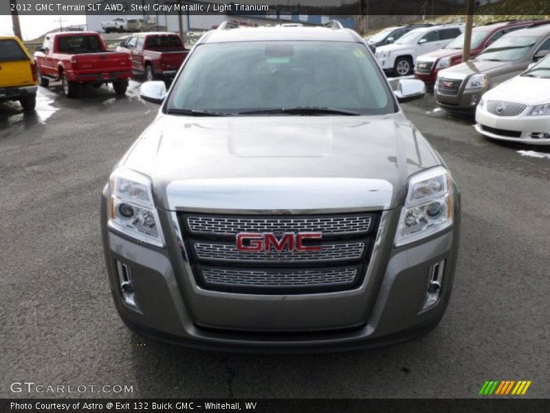 Steel Gray Metallic / Light Titanium 2012 GMC Terrain SLT AWD