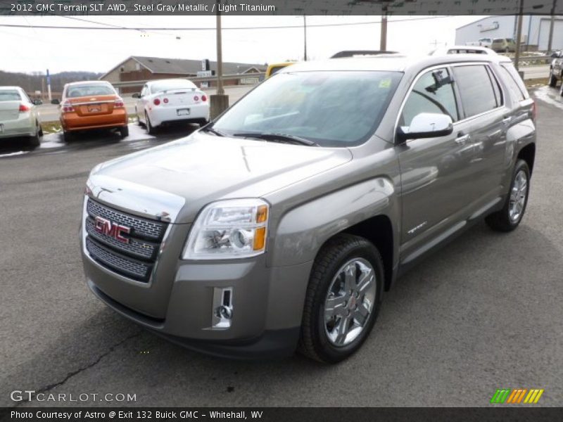 Steel Gray Metallic / Light Titanium 2012 GMC Terrain SLT AWD