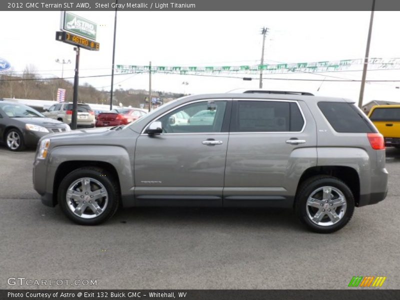 Steel Gray Metallic / Light Titanium 2012 GMC Terrain SLT AWD
