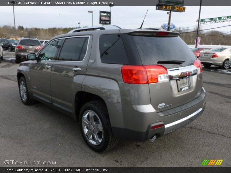 Steel Gray Metallic / Light Titanium 2012 GMC Terrain SLT AWD
