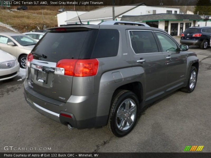 Steel Gray Metallic / Light Titanium 2012 GMC Terrain SLT AWD