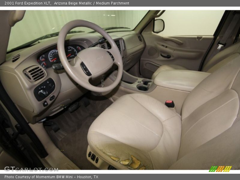 Arizona Beige Metallic / Medium Parchment 2001 Ford Expedition XLT