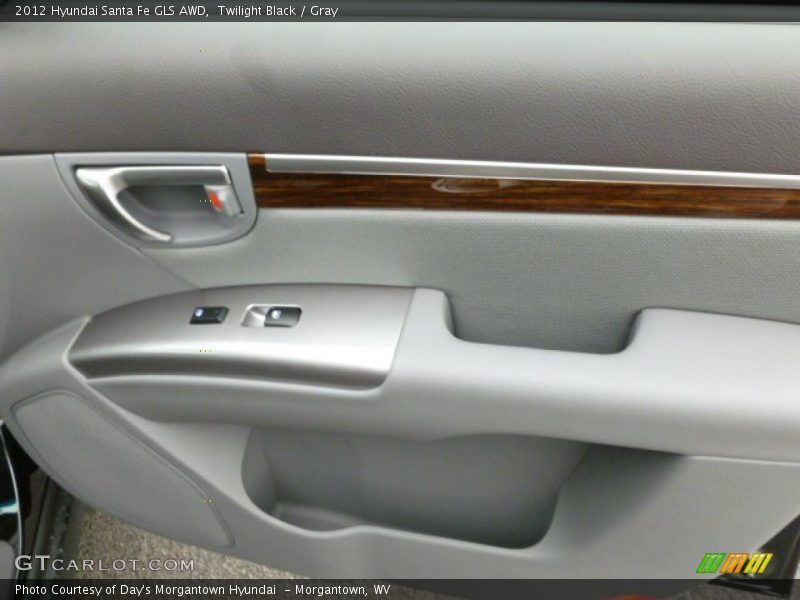 Twilight Black / Gray 2012 Hyundai Santa Fe GLS AWD