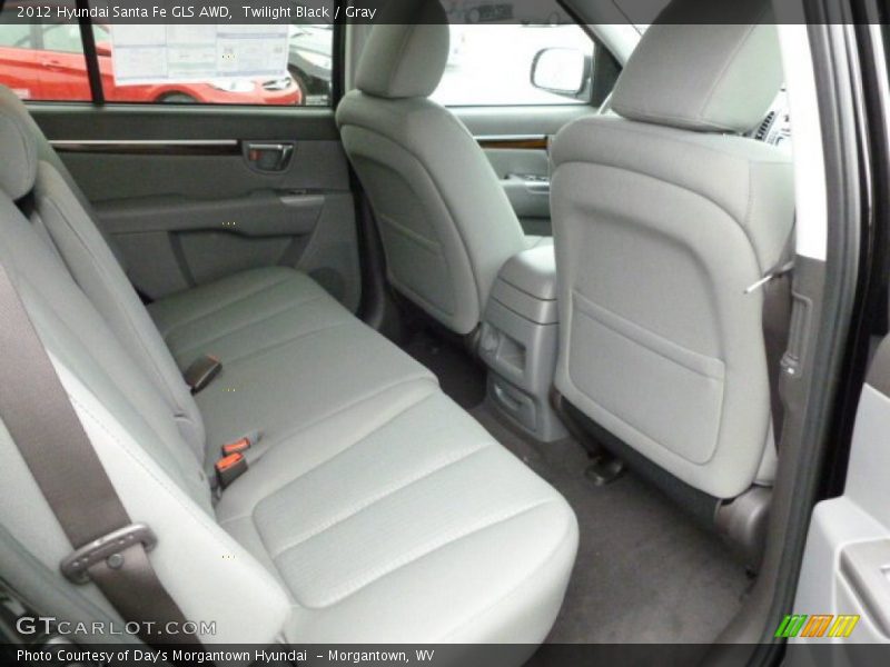 Twilight Black / Gray 2012 Hyundai Santa Fe GLS AWD