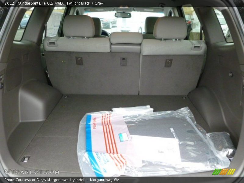 Twilight Black / Gray 2012 Hyundai Santa Fe GLS AWD