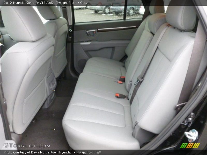 Twilight Black / Gray 2012 Hyundai Santa Fe GLS AWD