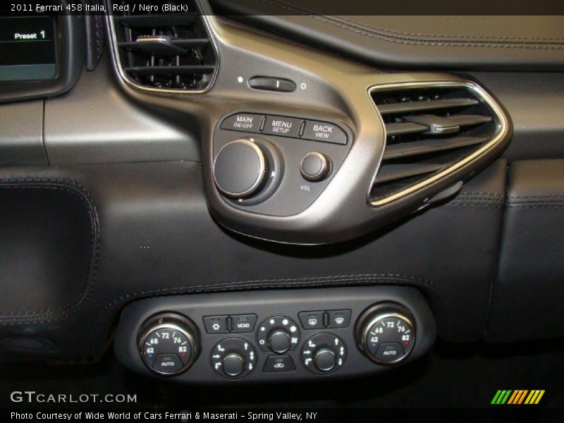 Controls of 2011 458 Italia