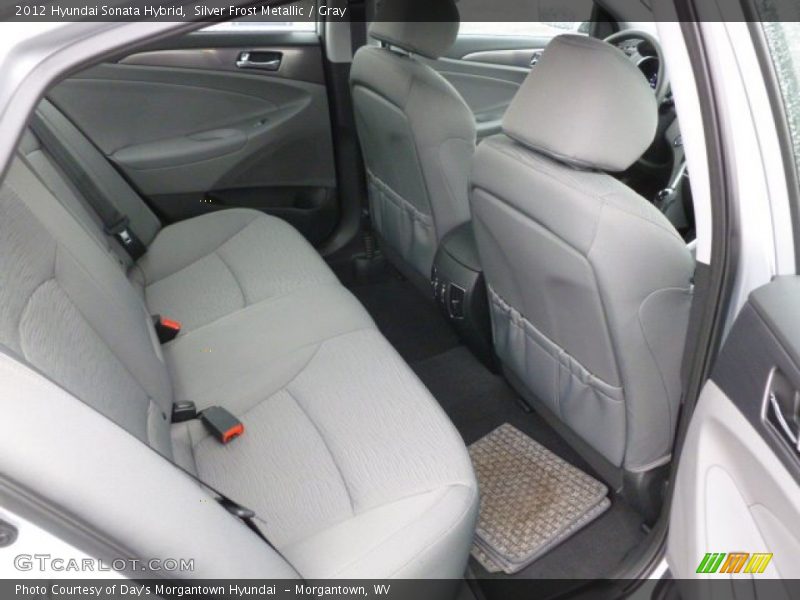 Silver Frost Metallic / Gray 2012 Hyundai Sonata Hybrid