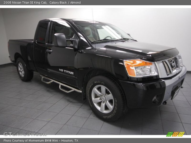 Galaxy Black / Almond 2008 Nissan Titan SE King Cab