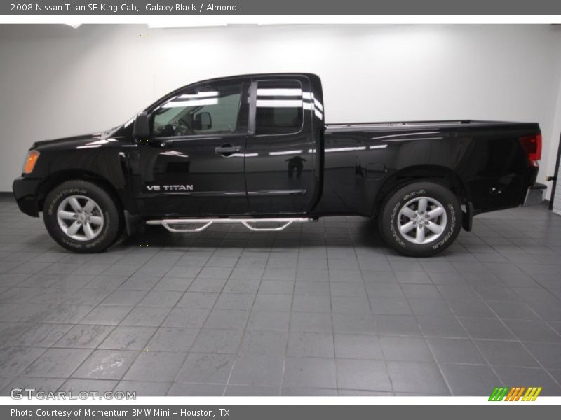Galaxy Black / Almond 2008 Nissan Titan SE King Cab