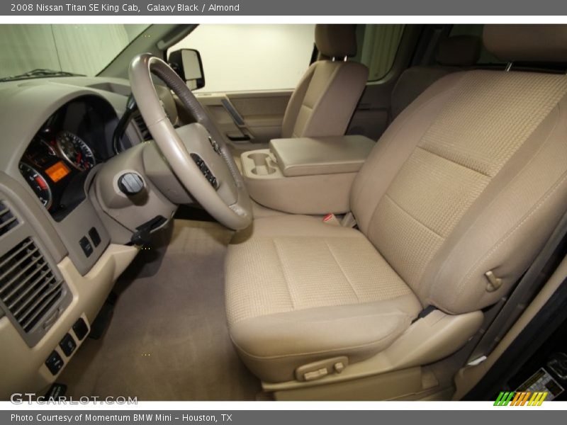 Galaxy Black / Almond 2008 Nissan Titan SE King Cab