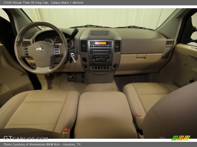 Galaxy Black / Almond 2008 Nissan Titan SE King Cab