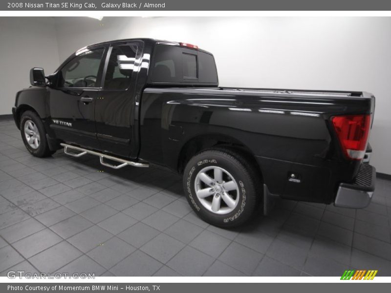 Galaxy Black / Almond 2008 Nissan Titan SE King Cab