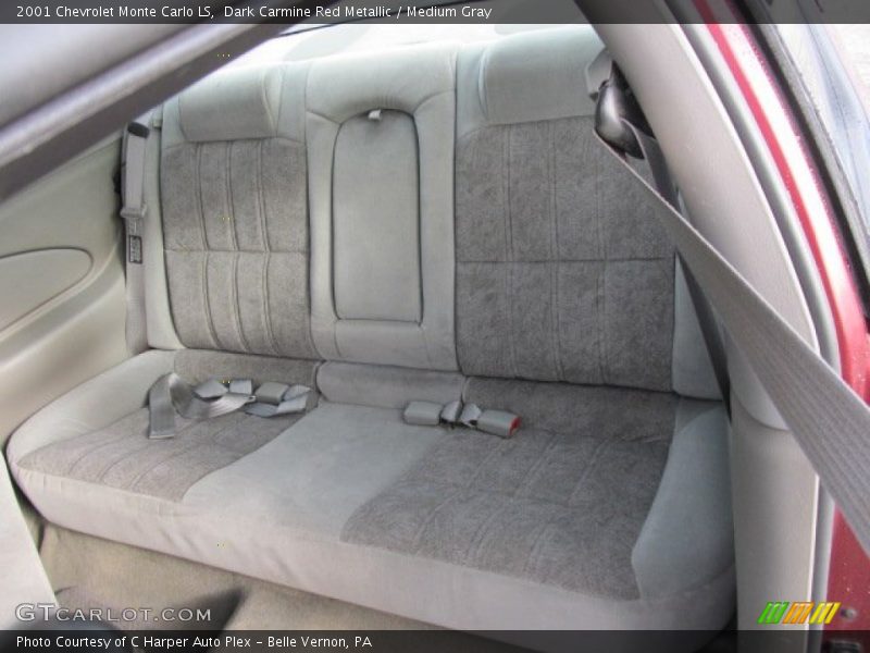 Dark Carmine Red Metallic / Medium Gray 2001 Chevrolet Monte Carlo LS