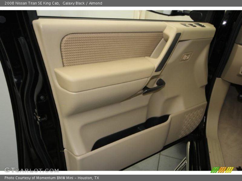Galaxy Black / Almond 2008 Nissan Titan SE King Cab