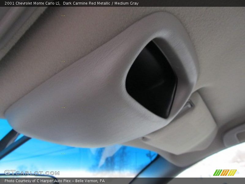 Dark Carmine Red Metallic / Medium Gray 2001 Chevrolet Monte Carlo LS