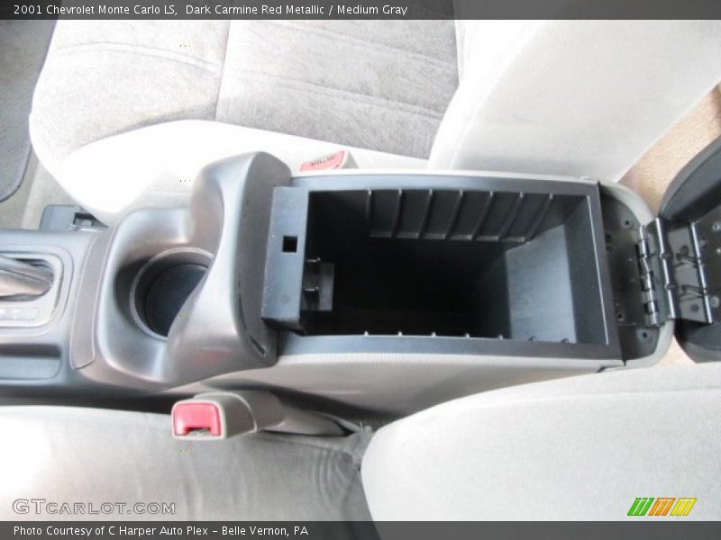 Dark Carmine Red Metallic / Medium Gray 2001 Chevrolet Monte Carlo LS