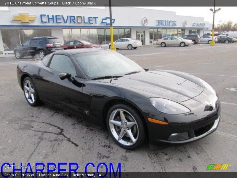 Black / Ebony Black 2011 Chevrolet Corvette Coupe