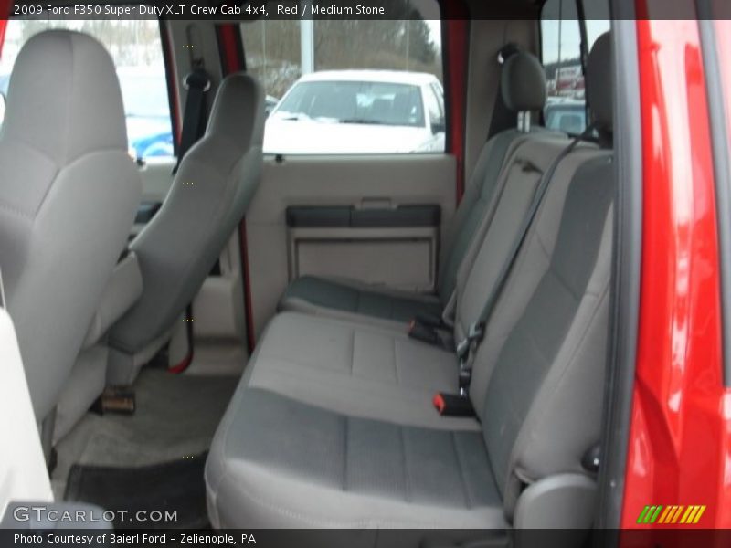 Red / Medium Stone 2009 Ford F350 Super Duty XLT Crew Cab 4x4