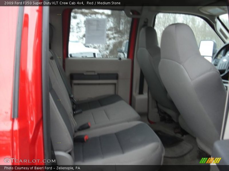 Red / Medium Stone 2009 Ford F350 Super Duty XLT Crew Cab 4x4