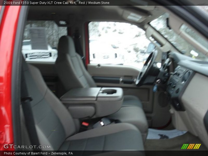 Red / Medium Stone 2009 Ford F350 Super Duty XLT Crew Cab 4x4