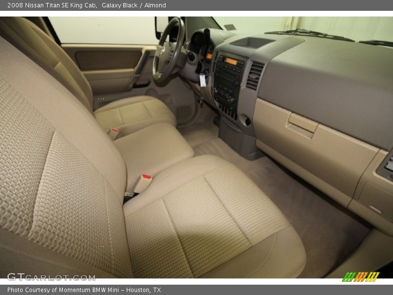 Galaxy Black / Almond 2008 Nissan Titan SE King Cab