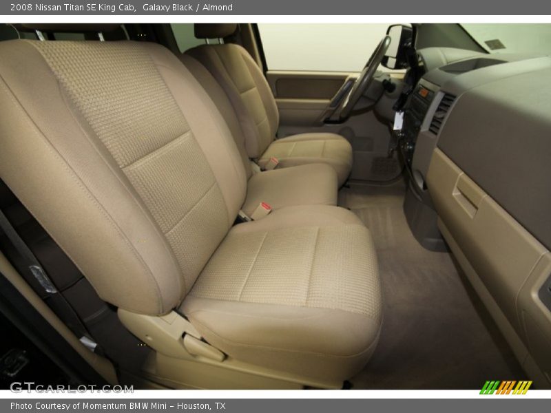 Galaxy Black / Almond 2008 Nissan Titan SE King Cab