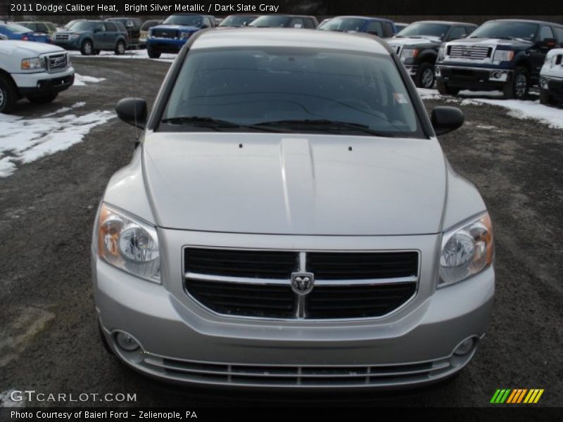 Bright Silver Metallic / Dark Slate Gray 2011 Dodge Caliber Heat