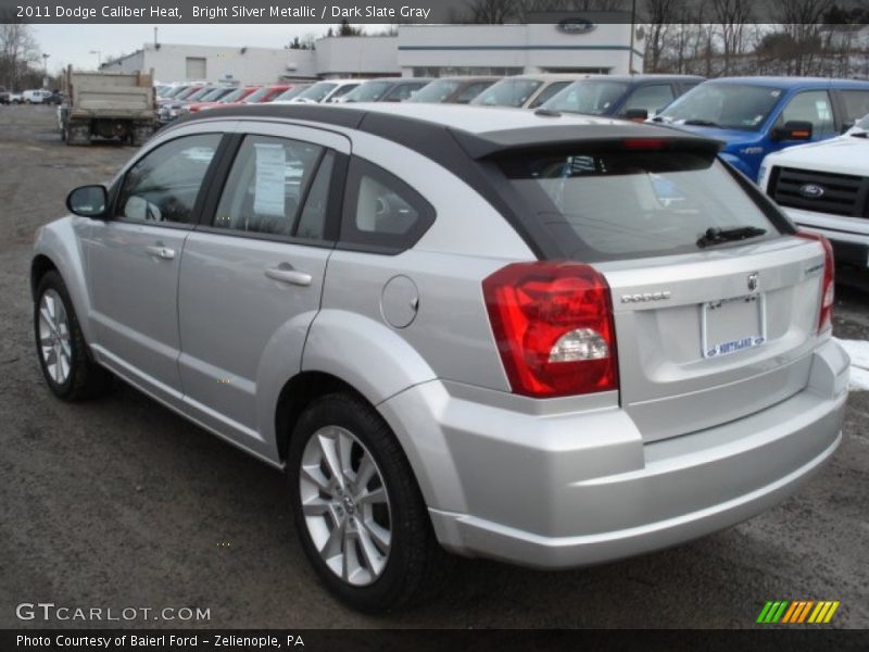 Bright Silver Metallic / Dark Slate Gray 2011 Dodge Caliber Heat