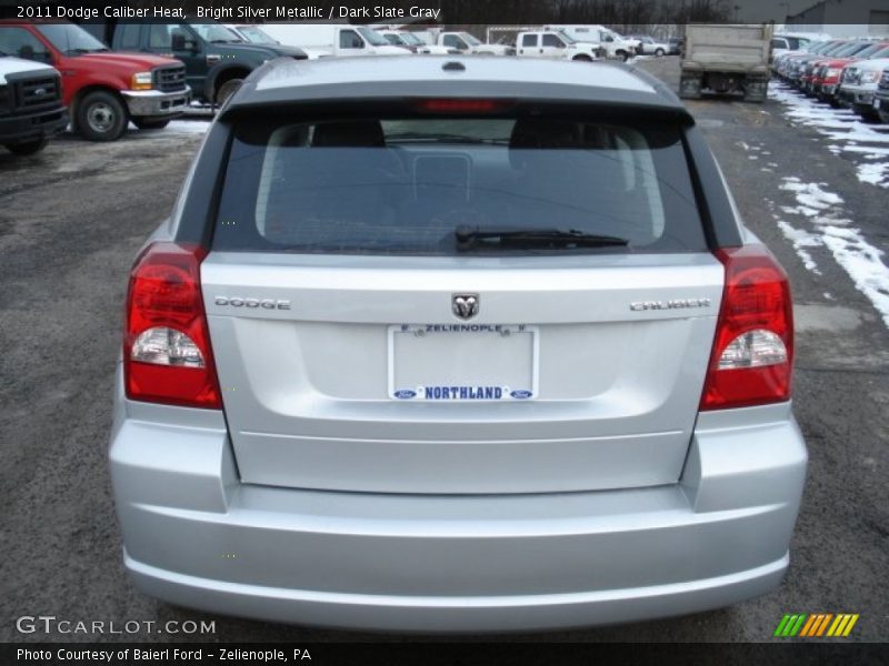 Bright Silver Metallic / Dark Slate Gray 2011 Dodge Caliber Heat