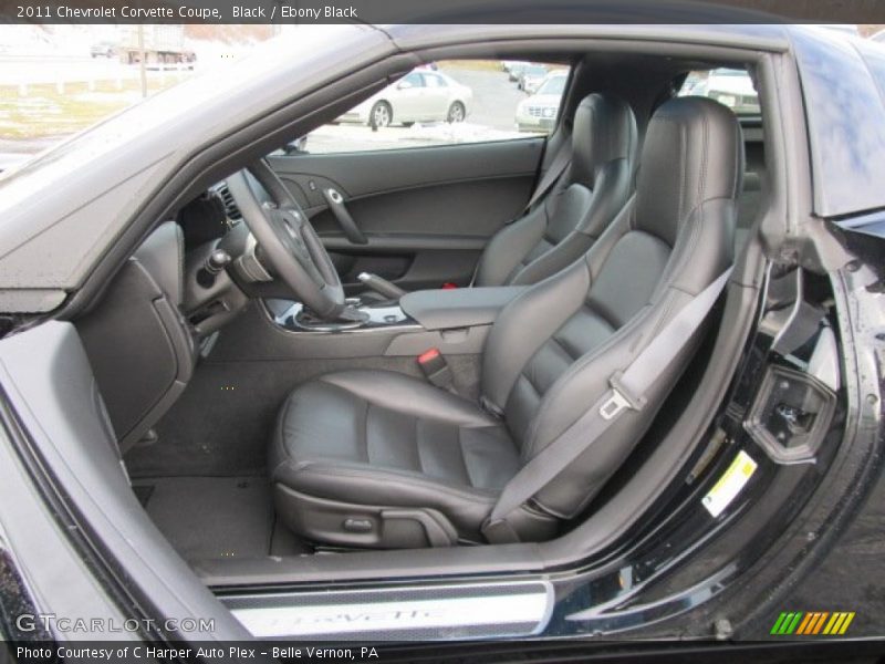  2011 Corvette Coupe Ebony Black Interior