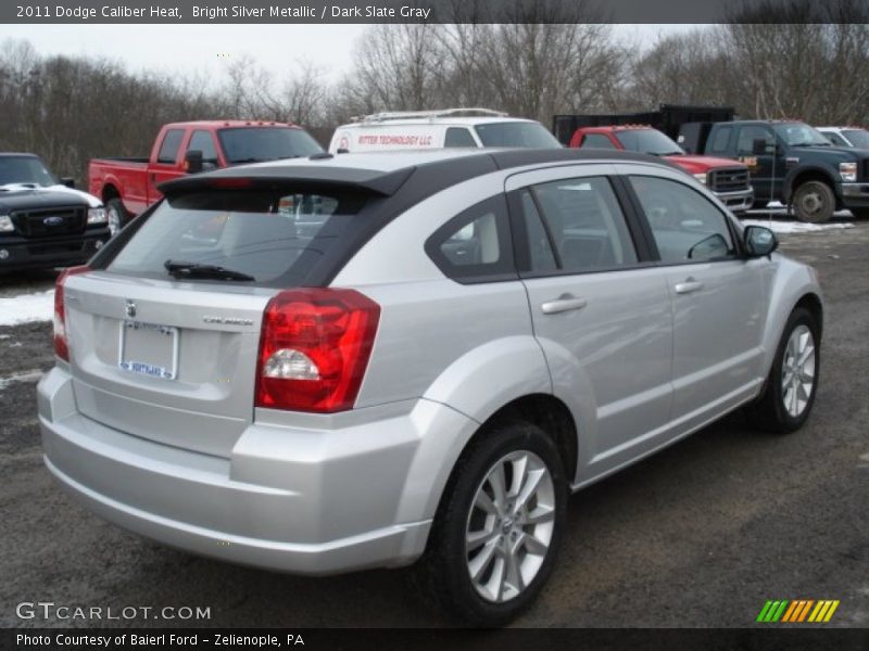 Bright Silver Metallic / Dark Slate Gray 2011 Dodge Caliber Heat